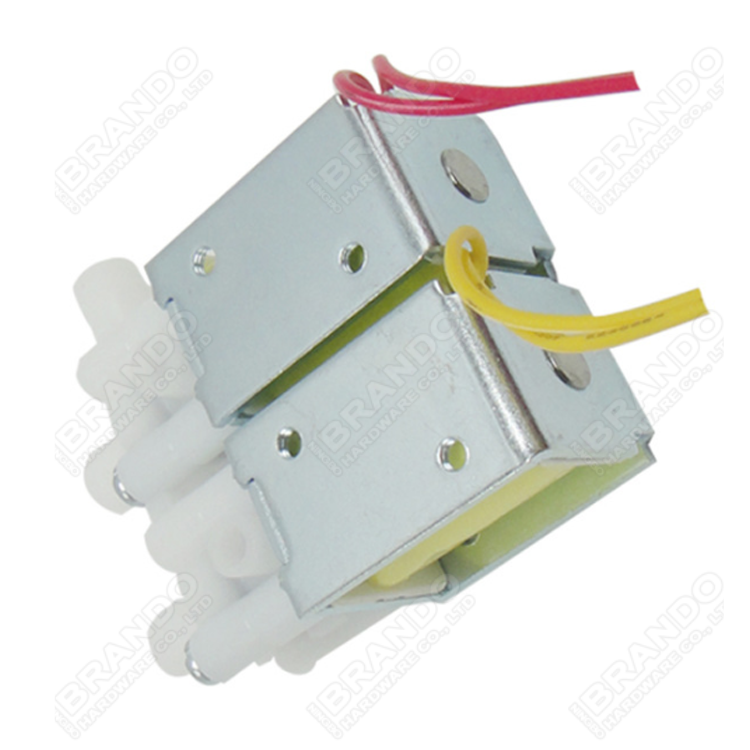 Путь 2 нормально закрывал пластиковый микро- DC клапана соленоида 6V воздуха 12V