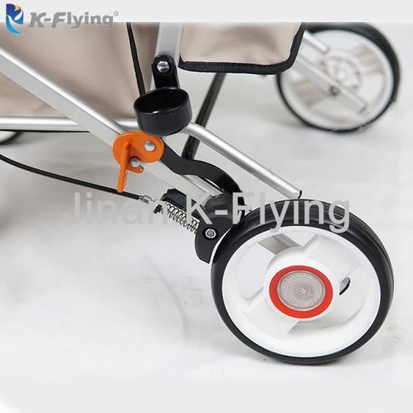 Home Care Aluminum Adjustable Folding Handle Medical Walker Rollator Light