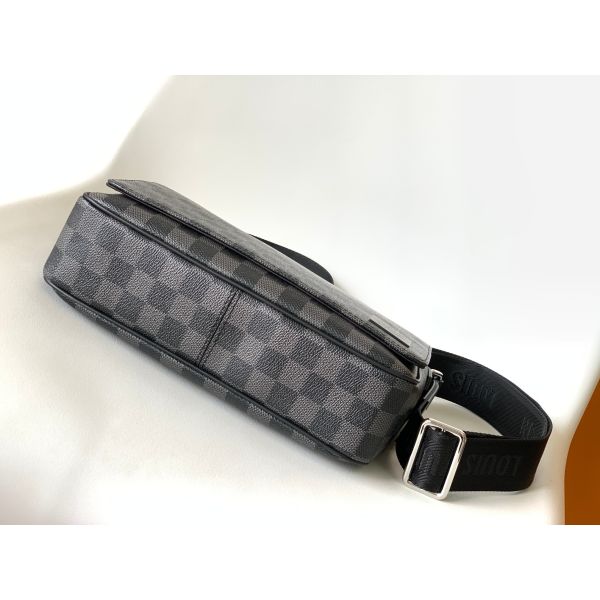 Louis Vuitton клеймил черноту графита сумки посыльного района премьер-министра Damier сумки людей