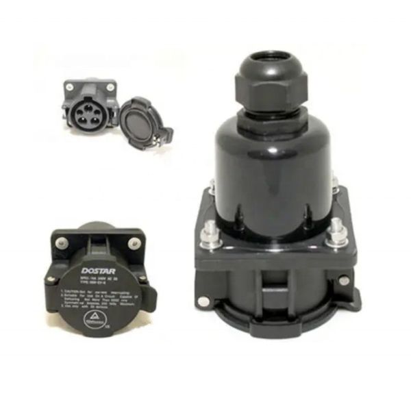 Waterproof Type 2 EV Adapter for Electric Vehicle Charging in -30°C 50°C Temperatures