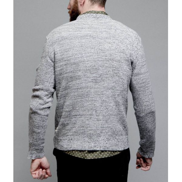 Adult Easy Crochet Pullover Sweater , Marl Texture Lightweight Pullover Sweater