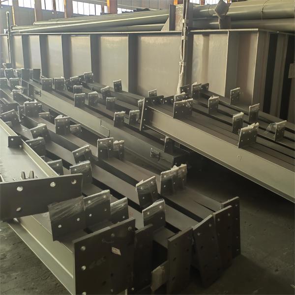 Prefab Steel Warehouse Building with EPS Insulation and Sliding Doors
