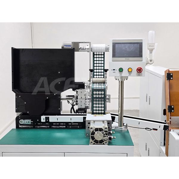 2 In 1 Cylindrical Battery Sorting And Fish Paper Pasting Machine