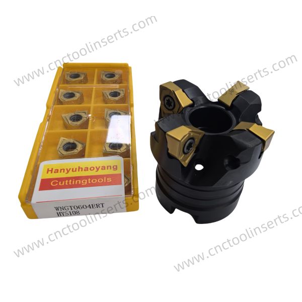 Insertores de carburo de velocidad WNGT0604ERT HYS108 hechos para fresado est