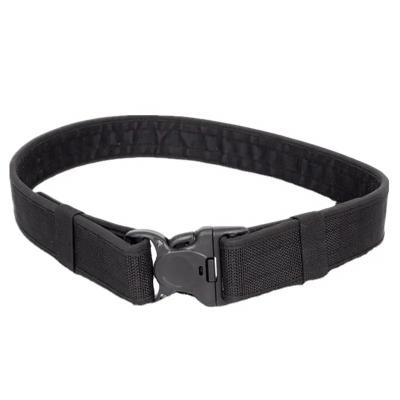 Cinturão tático de nylon para uso externo com fivela de libertação rápida