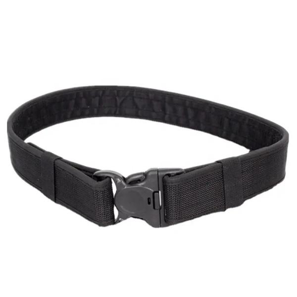 Cinturão tático de nylon para uso externo com fivela de libertação rápida