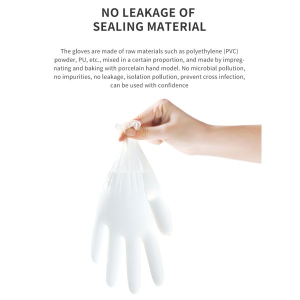 Soft Clear Vinyl Gloves Powder Free Latex Free Disposable Gloves