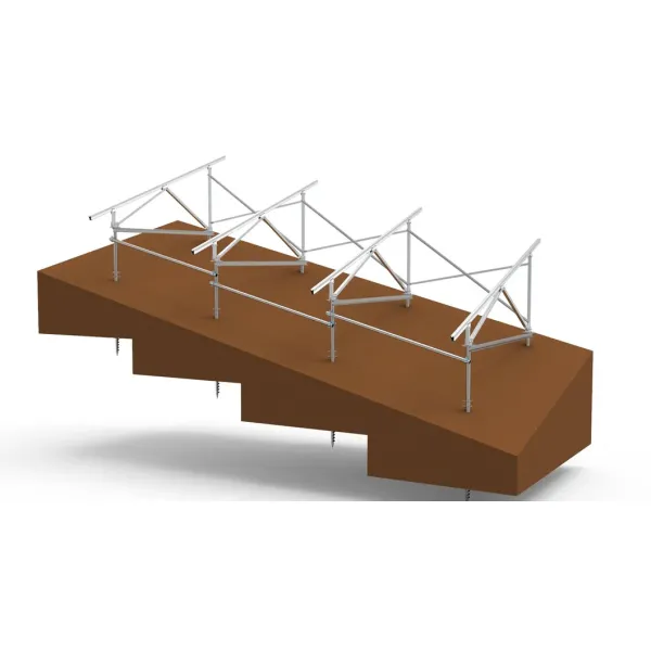Lightweight Hot Dip Galvanized Steel Screw Anchors Steel Solar Energy System