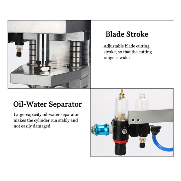 Pneumatic Large Square Cable Wire Cutting Machine for 10-150MM2 BVR Wire 50 Stroke