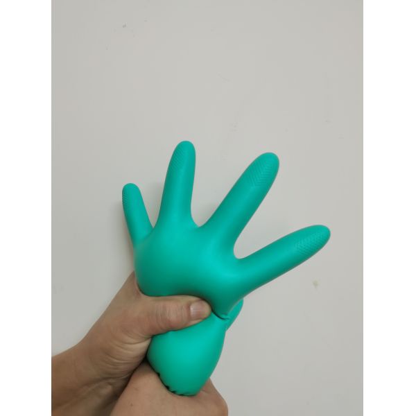 Anti Leakage Green Nitrile Glove 13 Inches  Nitrile Solvent Resistant Gloves