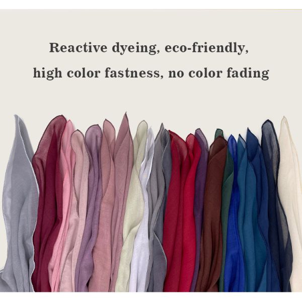Supplier Wholesale Tudungborong Bawal Sexy Girl Muslim Women Hijab Soild Colors Polyester Fabric Voile Ethnic Scarves & Shawls