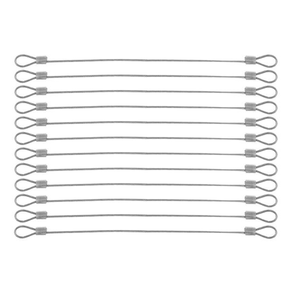 Eslinga de cable de acero inoxidable con lazos de ojo AISI304/316