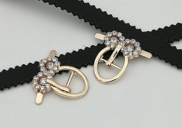 Owl Shaped Metal Shoe Buckles With One Pin Corrosion Resistance Delicate