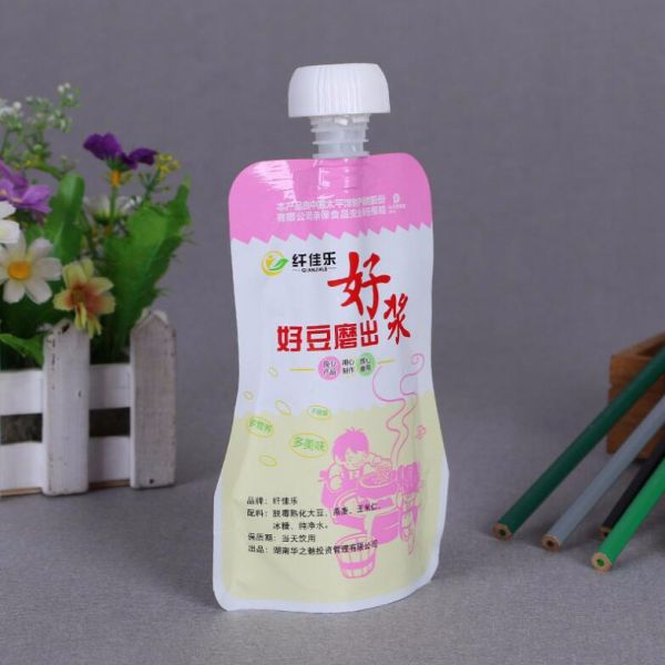 Disposable Aluminum Foil Pouches With Spout Drop Resistance Custom Printing