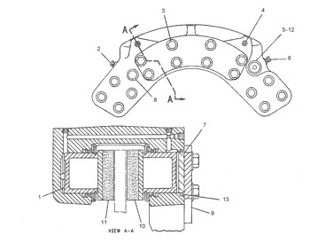 4V-4852 Engine 7N3511 Piston Body 5.4 Cylinder Liner 4V4852 Piston Ring 7N-3511