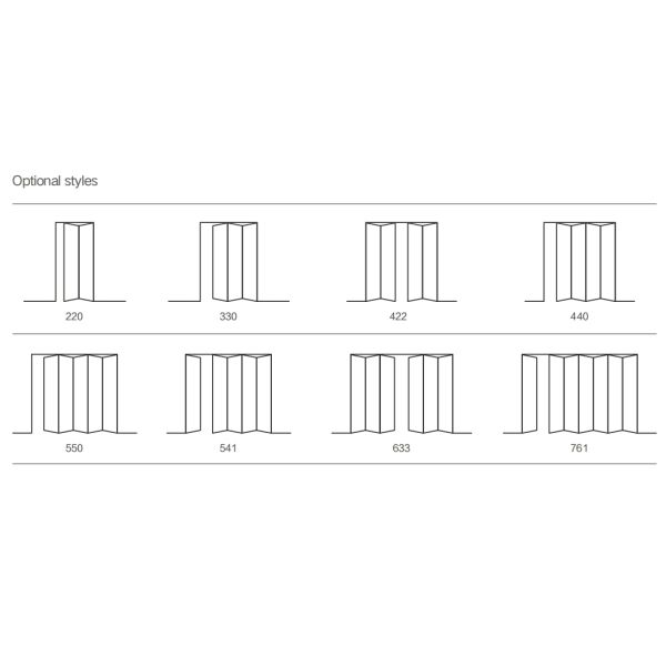 65 Series Anti-Pinch Folding Door For Private Residences , Villas , Commercial Areas , Offices