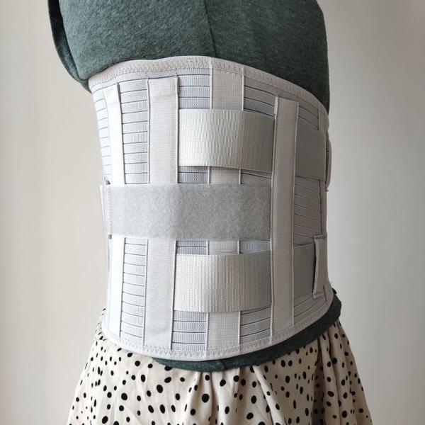 Lumbar Support Brace Waist Belt Neoprene Steel Plate Wrap-around