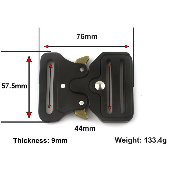 133.4g Weight Zinc Alloy Army Belt Buckle For Backpack Eco - Friendly