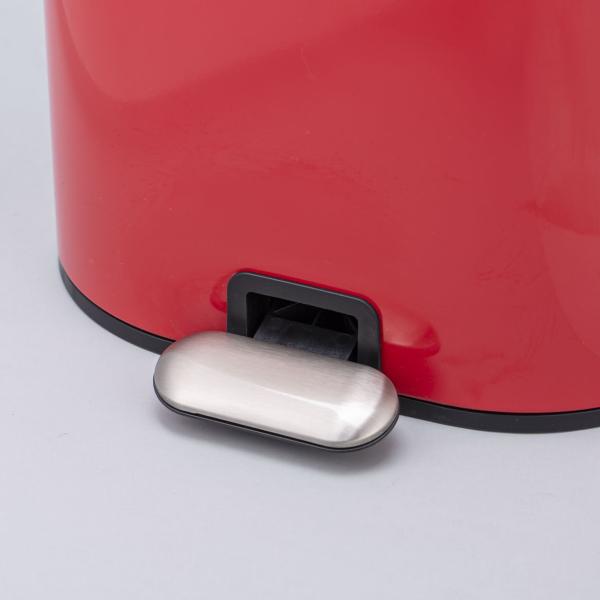 Rectangular Soft Close Pedal Bin with ANTI-FINGERPRINT Function and Durable Stainless Steel Material rounded rectangle trash can