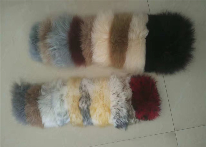 Желтый валик пола овчины с молнией, подушками места Ламбсвоол мягкими расплывчатыми 