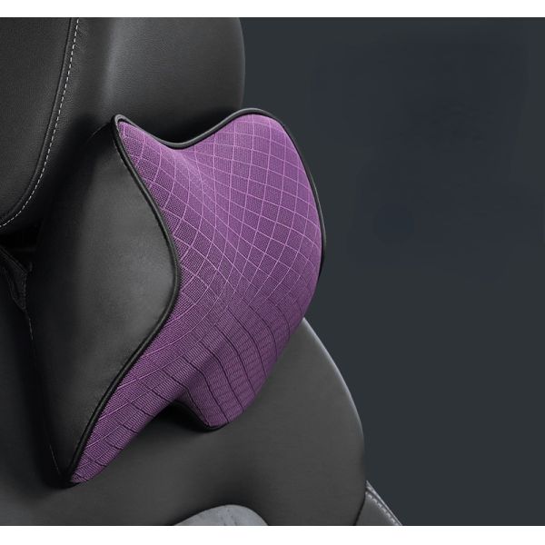 Comfortable Memory Foam Back Car Pillow with Customized Design Printing
