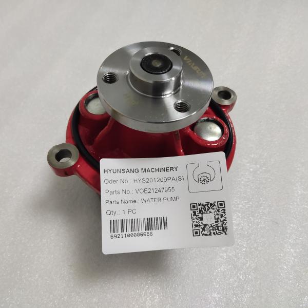  Excavator Hydraulic System Water Pump VOE21247955 21247955 For EC210 EC290