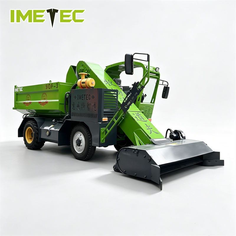 High-Capacity Manure Collector – CVT Livestock Waste Cleaner with Anti-Corrosion Scraper for Large Barns