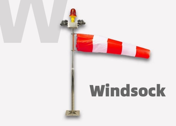 Солнечный приведенный в действие Windsock IP67 для света затруднения аэропорта направления ветра
