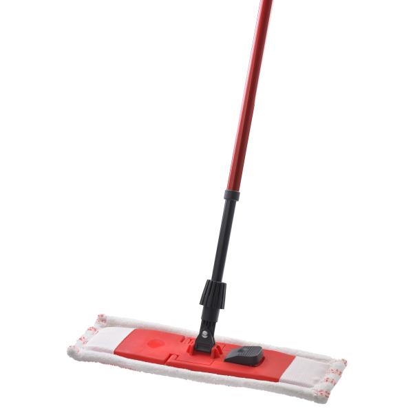 Dust Wet Mop Microfiber Mop For Hardwood Floors Washable Pads Plastic Plate Flat Mop
