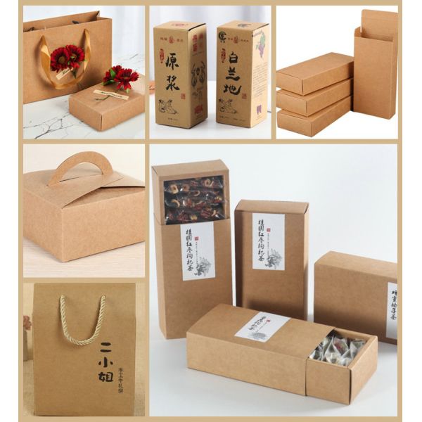 250gsm 300gsm Brown Kraft Paper For Cake Boxes Folding Resistant