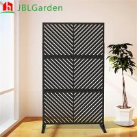80x140cm Contemporary Metal Garden Screens Galvanized Steel