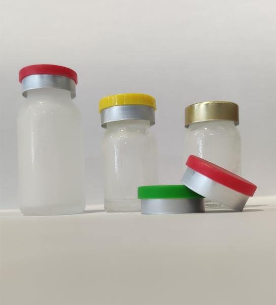Frasco de vidro moldado vulcanizado farmacêutico 5ml-20ml para pó estéril