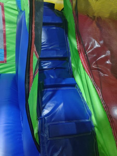 Casa de salto de qualidade comercial inflável com casa de salto com escorrega inflável castelo de bolhas para crianças