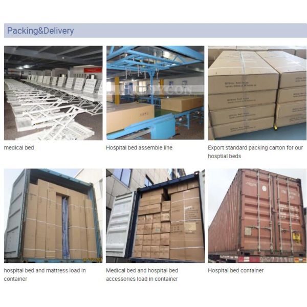 Full Hospital Electric Beds With Eight Functions , White CPR Function Bed