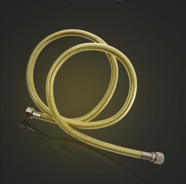 SS304 Stainless Steel Wire Hose , DN10 water heater flex hose