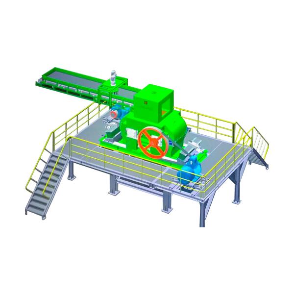 レンガ破砕機 超微細ローラークラッシャー レンガ処理用部品