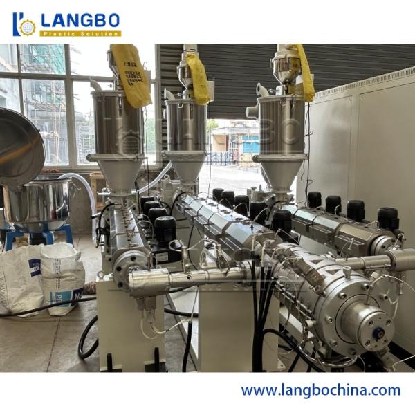 16-400 mm Large Diameter HDPE Pipe Making Machine for Water / Gas Supply