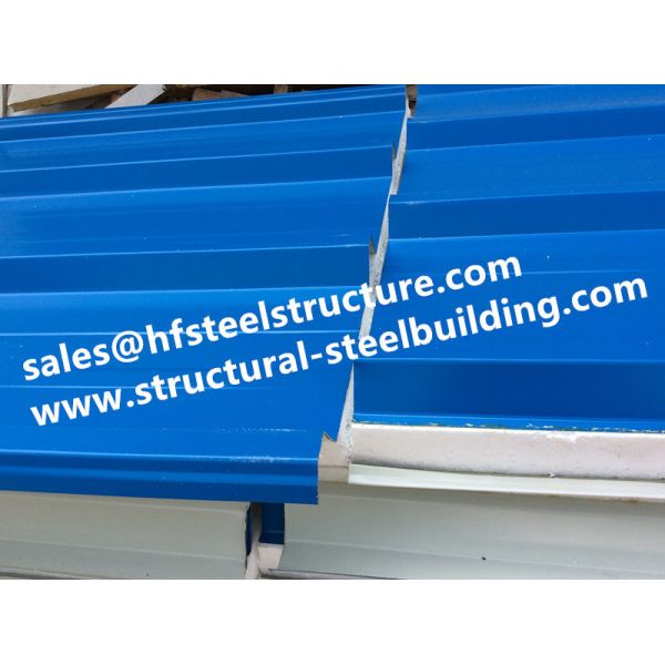 EPS Sandwich Cold Room Panel Width 950mm Used For Wall and Roof Decoration