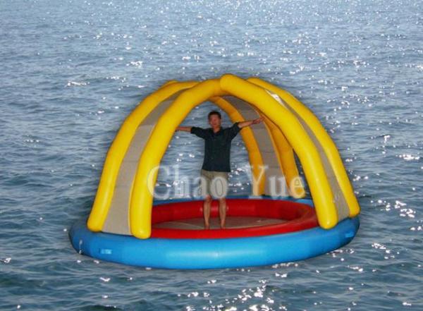 Inflatable Swimming Pool with 6 Leg and Protective Net