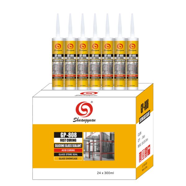 Versatile Extra Large Glass Caulking Sealant Stable Adhesion Multi Surface Compatibility