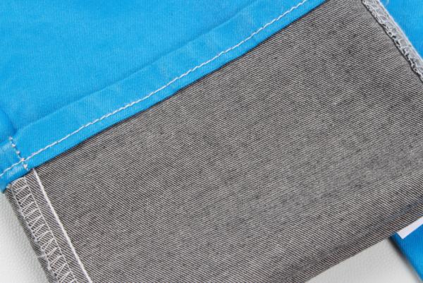 6.8oz revestimento Spandex Denim Tecido Para Mulheres Preto revestimento jeans Tecido