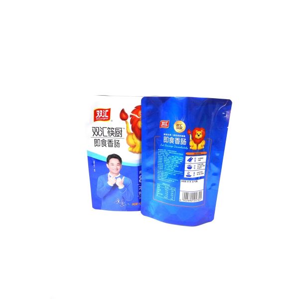 Sécurité emballage alimentaire en aluminium plastique de bonne qualité sac à sacs pour les saucisses