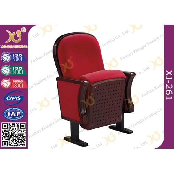 Wooden Back  Lecture Hall Chair Elegant Concert Hall Auditorium Seating For Church