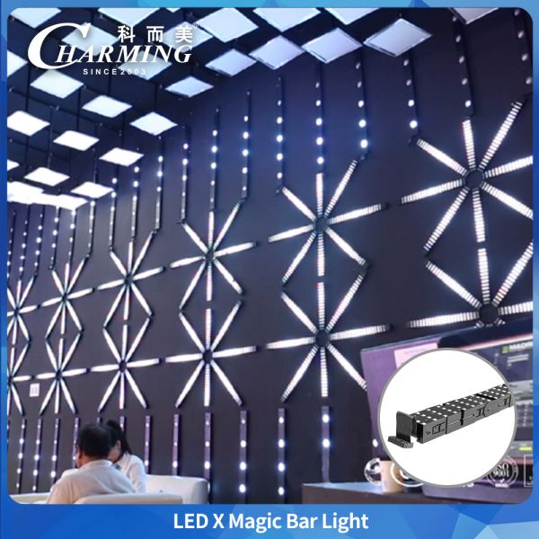 Screw Hole Design Charming's Original Product LED X Magic Bar Modular Design Charming Product LED X Magic Bar RGB LED Pixel Bar For Entertainment Event  