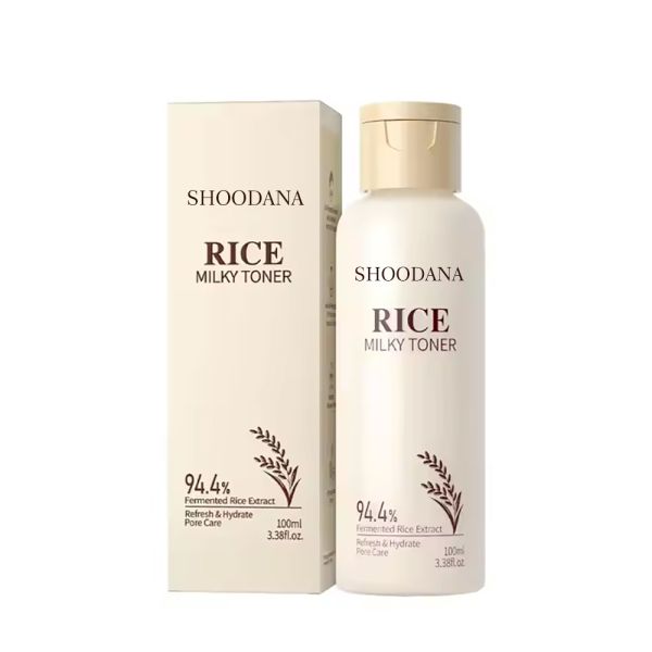 Productos orgánicos Tónico multifuncional para los poros Reduce la hidratación Balance de aceite calmante Refrescante para el rostro Tónico para la piel de arroz