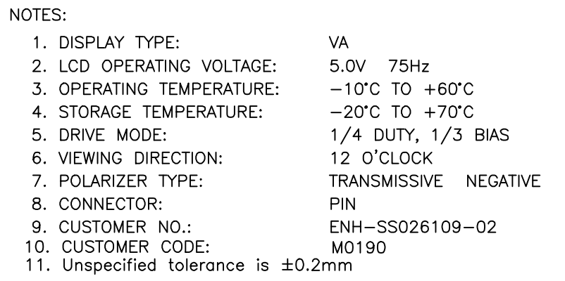Black Blue TN Segment LCD Module With Silk Screen High Definition VA Segment For Purifier Manufacturer Direct