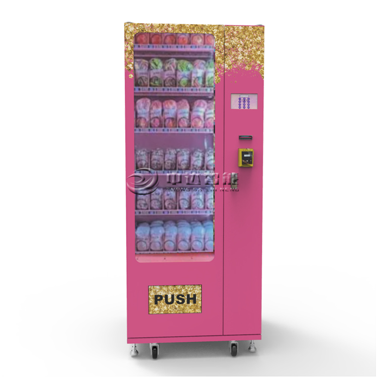 Zhongda Customized  Wrap Small Snack and Lash Vending Machine with Credit Card Payment System