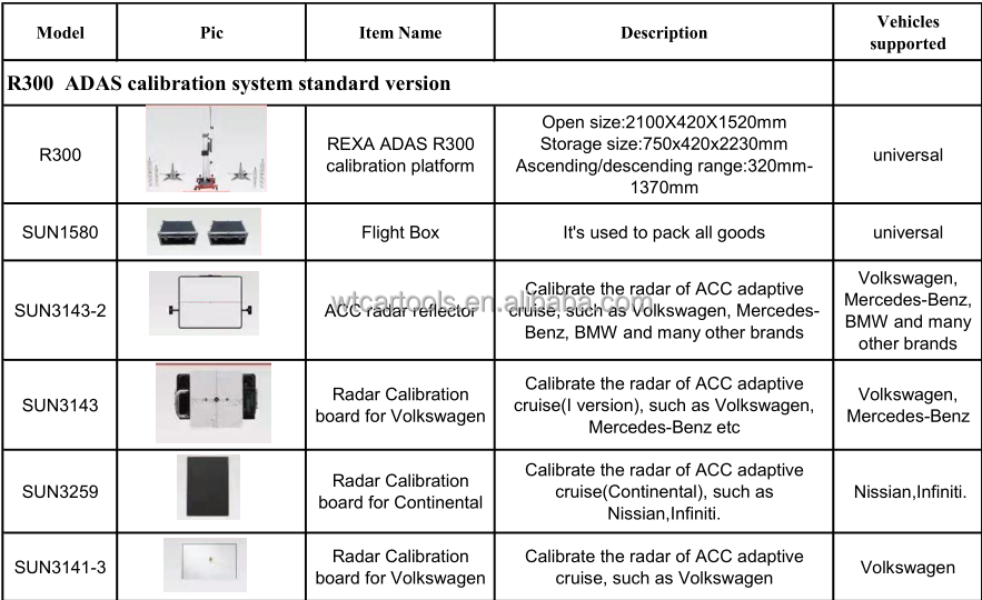 Sistema de calibración ADAS de luz solar estable y fácil de usar para una calibración fácil del automóvil