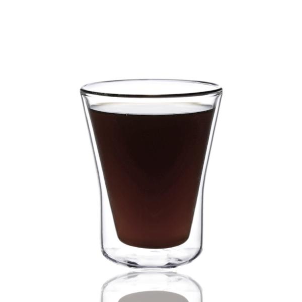 Lead Free Crystal Coffee Glass Mug Machine Pressed For Bar / Hotel Usage