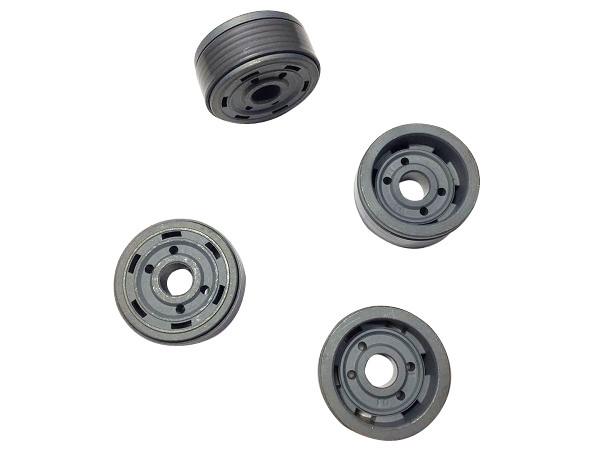O material do Fe-C-Cu baseou o pistão OD 30mm do amortecedor da suspensão com furos de óleo do escapamento